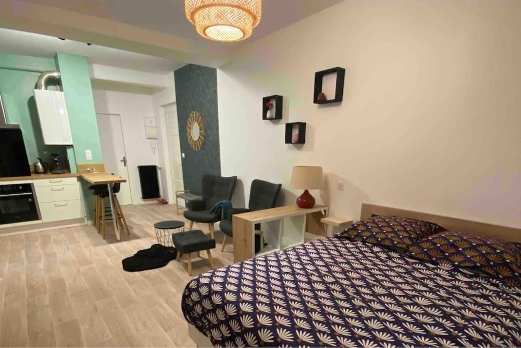 Charmant Studio Idealement Place Et Paisible ! 올롱생테마리 외부 사진